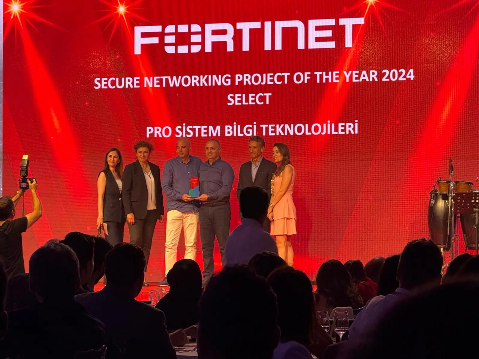 Pro Sistem Fortinet 2024 güvenli ağ projesi ödül töreni